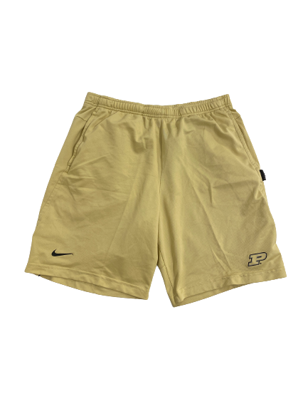 Eric Hunter Jr. Purdue Basketball Team-Issued Shorts (Size M)