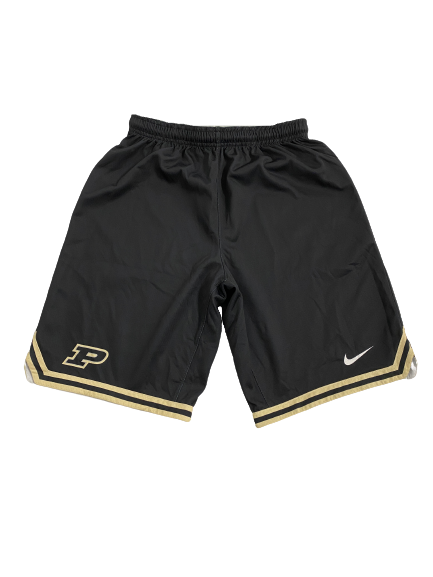Eric Hunter Jr. Purdue Basketball Player-Exclusive Practice Shorts (Size S)