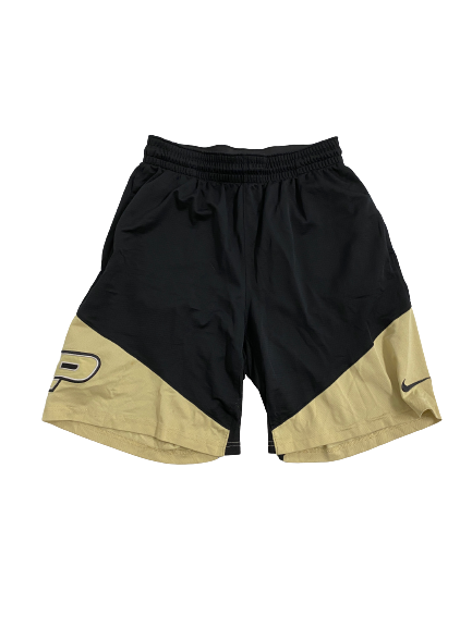 Eric Hunter Jr. Purdue Basketball Team-Issued Shorts (Size L)