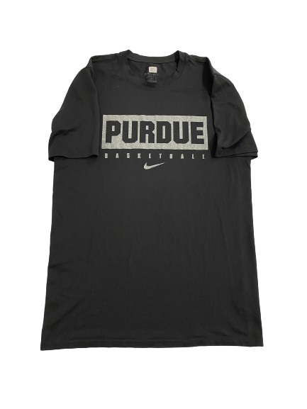 Eric Hunter Jr. Purdue Basketball Team-Issued T-Shirt (Size MT)