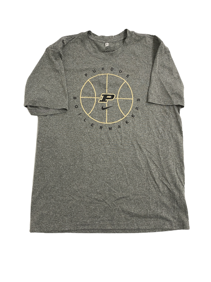 Eric Hunter Jr. Purdue Basketball Team-Issued T-Shirt (Size M)