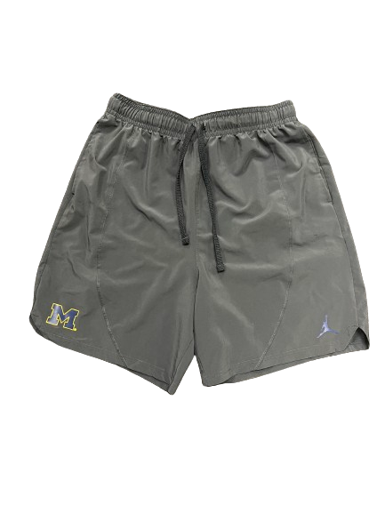 Michigan Basketball Team Issued Workout Shorts (Size XLT)