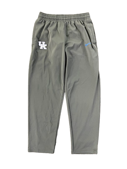 Kentucky Basketball Team Issued Travel Sweatpants (Size L)