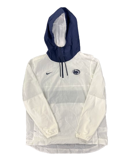 Penn State Football Team Issued Quarter-Zip Windbreaker Hoodie (Size XL)