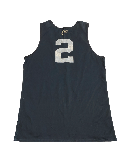 Eric Hunter Jr. Purdue Basketball Player-Exclusive Reversible Practice Jersey (Size M)