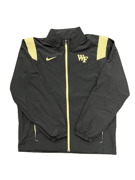 Wake Forest Basketball Team Issued Full Zip Jacket (Size L)