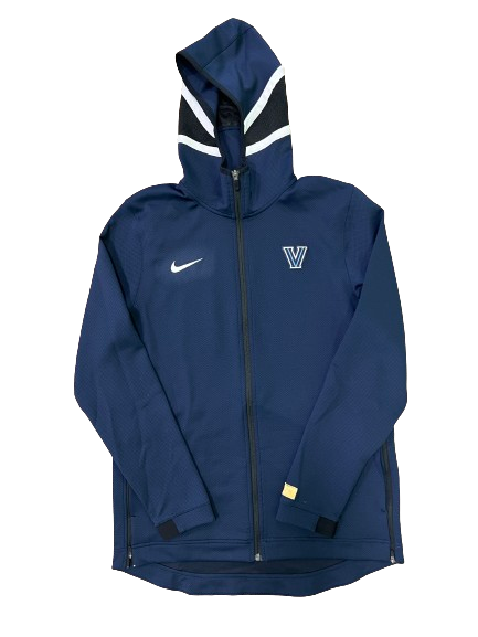 Villanova Basketball Player Exclusive Pre-Game Warm-Up Jacket with GOLD ELITE TAG (Size L)