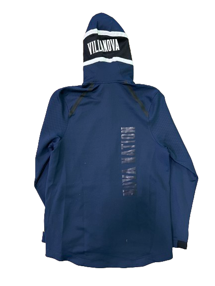 Villanova Basketball Player Exclusive Pre-Game Warm-Up Jacket with GOLD ELITE TAG (Size L)