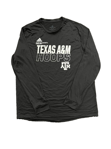 Texas A&M Basketball Team Issued Long Sleeve Shirt (Size XL)
