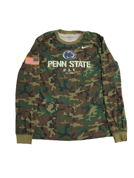Myles Dread Penn State Basketball Player-Exclusive Long Sleeve Shirt (Size XL)