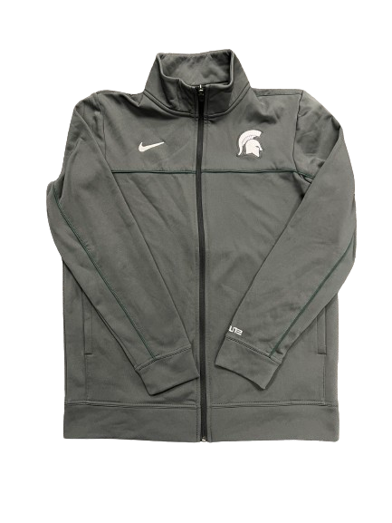 Michigan State Football Player Exclusive CHICK-FIL-A PEACH BOWL Jacket (Size M)