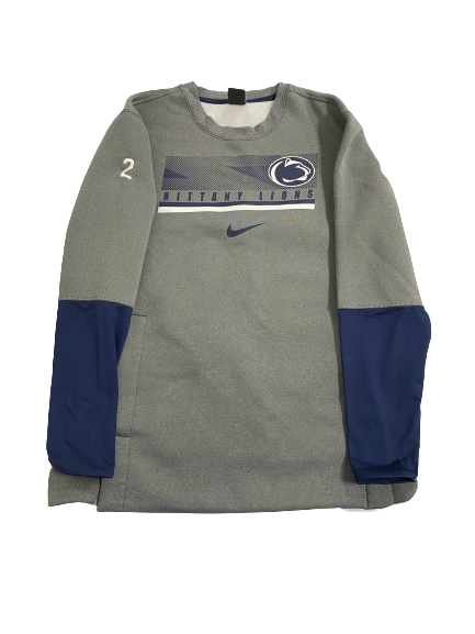 Myles Dread Penn State Basketball Player-Exclusive Travel Crewneck Sweatshirt With 