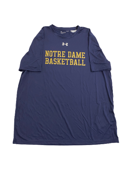 Trey Wertz Notre Dame Basketball Team-Issued T-Shirt (Size L)