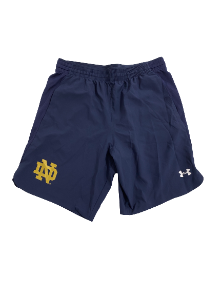 Trey Wertz Notre Dame Basketball Team-Issued Shorts (Size L)
