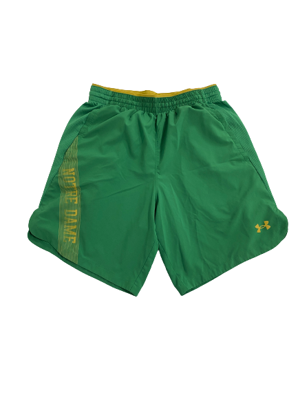 Trey Wertz Notre Dame Basketball Team-Issued Shorts (Size L)