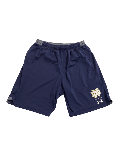 Trey Wertz Notre Dame Basketball Team-Issued Shorts (Size L)