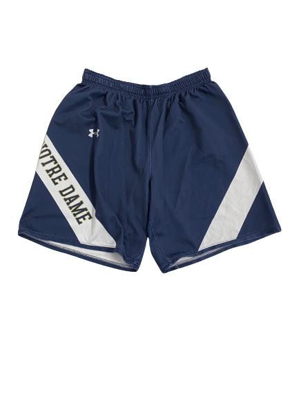 Trey Wertz Notre Dame Basketball Player-Exclusive Practice Shorts (Size L)