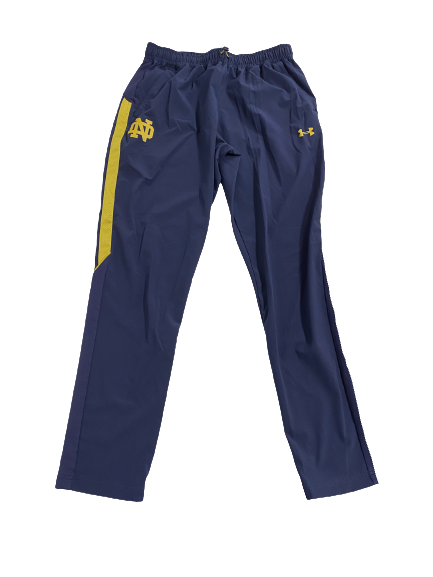 Trey Wertz Notre Dame Basketball Team-Issued Sweatpants (Size L)