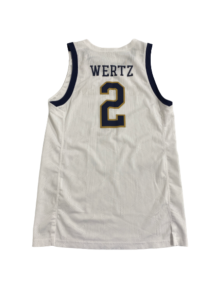 Trey Wertz Notre Dame Basketball Game-Worn Jersey (Size L)