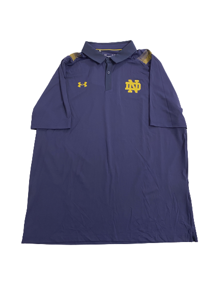 Dane Goodwin Notre Dame Basketball Team-Issued Polo Shirt (Size XL) - New with Tags