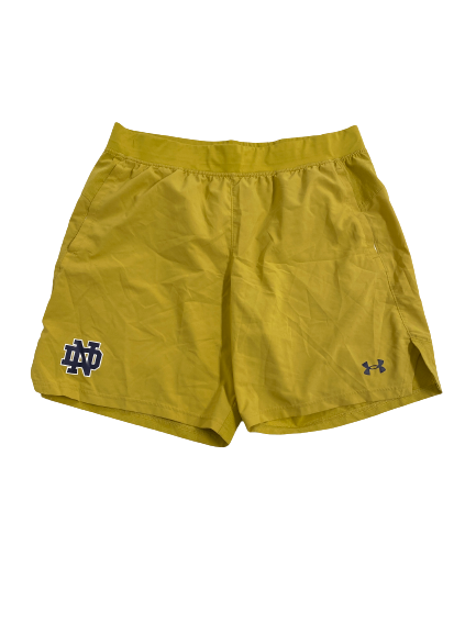 Dane Goodwin Notre Dame Basketball Team-Issued Shorts (Size XL)