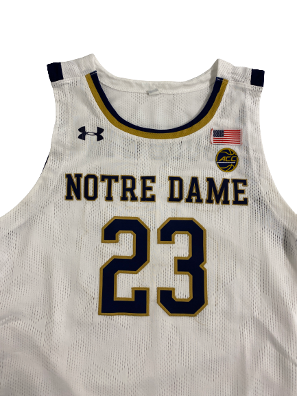 Dane Goodwin Notre Dame Basketball Game Worn Jersey (Size L)