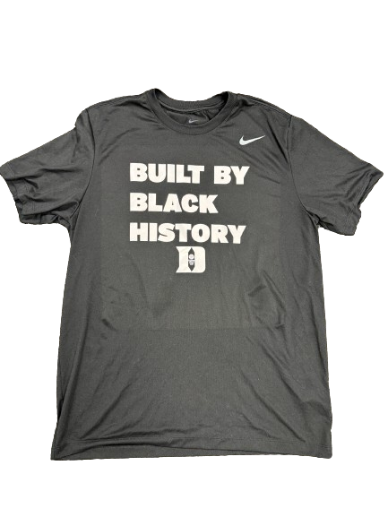 Jaden Schutt Duke Basketball Player Exclusive "BLM" T-Shirt (Size L)