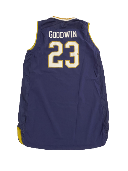 Dane Goodwin Notre Dame Basketball Game Worn Jersey (Size XL)
