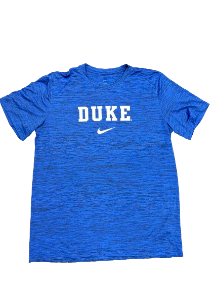 Jaden Schutt Duke Basketball Team Issued Workout Shirt (Size L)