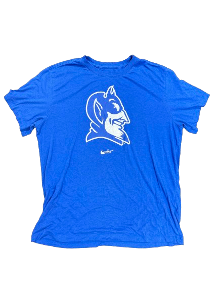 Jaden Schutt Duke Basketball Team Issued Workout Shirt (Size L)
