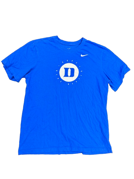 Jaden Schutt Duke Basketball Team Issued Workout Shirt (Size L)