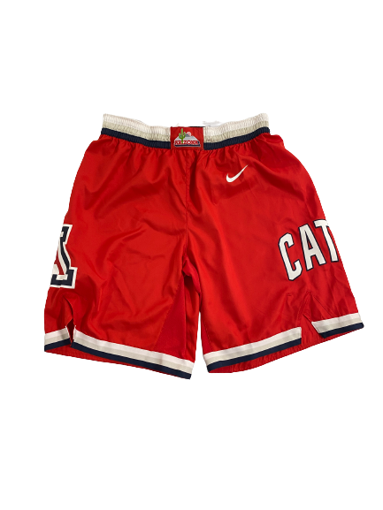 Adama Bal Arizona Basketball RARE 2022-2023 Season Game Shorts With Alternate Desert Logo