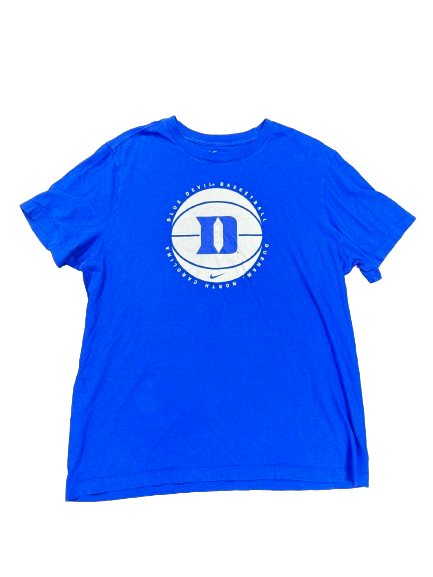 Jaden Schutt Duke Basketball Team Issued T-Shirt (Size L)
