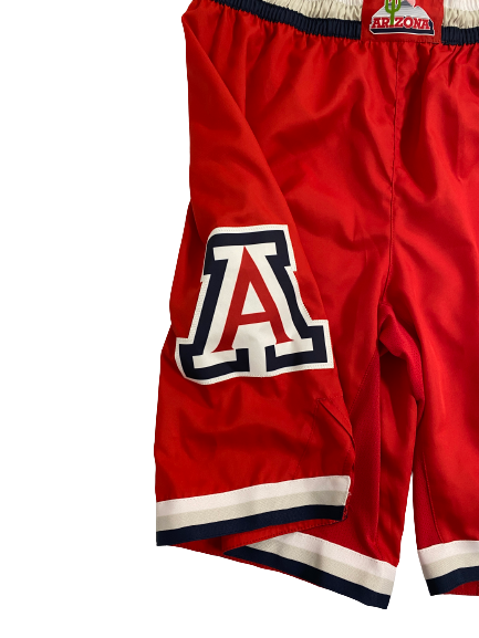 Adama Bal Arizona Basketball RARE 2022-2023 Season Game Shorts With Alternate Desert Logo