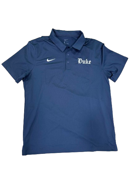 Jaden Schutt Duke Basketball Player Exclusive Polo Shirt (Size L)