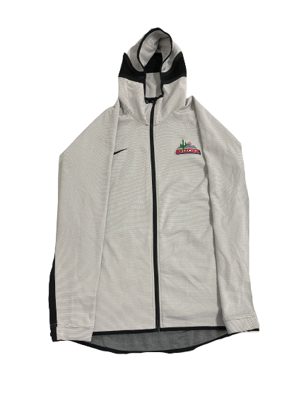 Adama Bal Arizona Basketball Player-Exclusive RARE Zip-Up Jacket With Alternate Desert Logo (Size L)