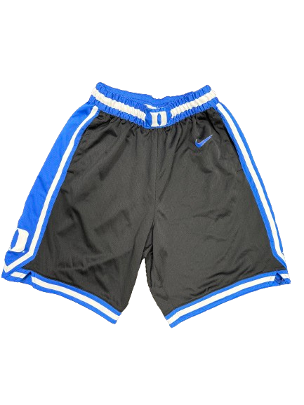 Jaden Schutt Duke Basketball Team Issued REPLICA Game Workout Shorts (Size L)
