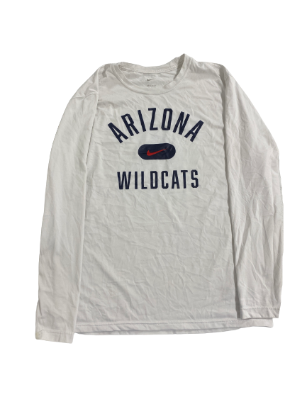 Adama Bal Arizona Basketball Team-Issued Long Sleeve Shirt (Size L)
