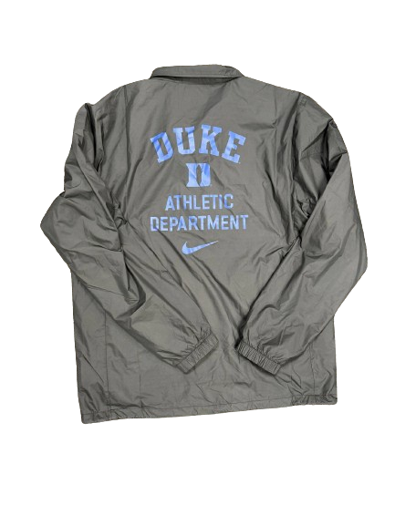 Jaden Schutt Duke Basketball Team Issued Full Button Up Jacket (Size L)