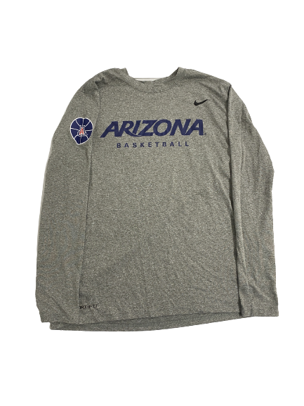 Adama Bal Arizona Basketball Team-Issued Long Sleeve Shirt (Size L)