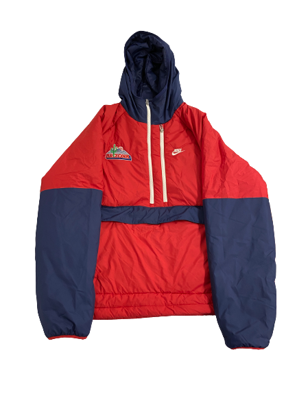 Adama Bal Arizona Basketball *RARE* Player-Exclusive Winter Puffer Jacket With Alternate Desert Logo (Size L)