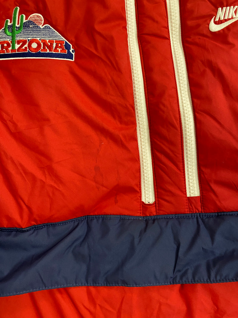 Adama Bal Arizona Basketball *RARE* Player-Exclusive Winter Puffer Jacket With Alternate Desert Logo (Size L)