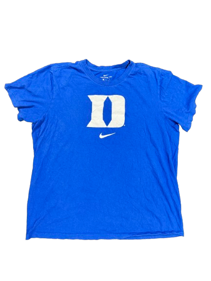 Jaden Schutt Duke Basketball Team Issued T-Shirt (Size L)