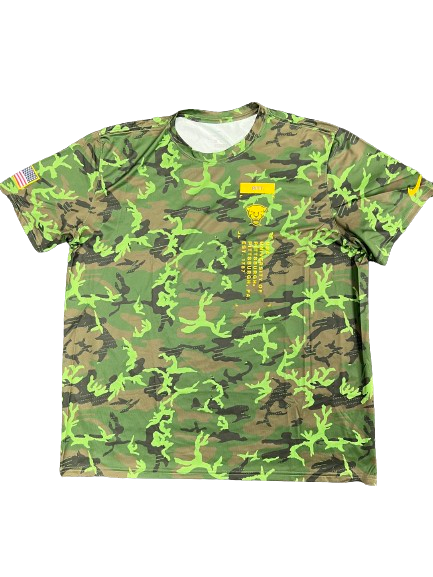 Habakkuk Baldonado Pittsburgh Football Team Issued Camo T-Shirt (Size XXL)