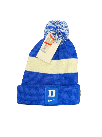 Jaden Schutt Duke Basketball Team Issued Beanie Hat