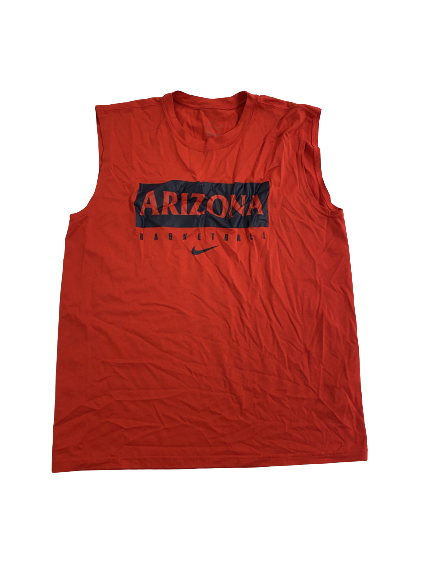 Adama Bal Arizona Basketball Player-Exclusive Workout Tank (Size L)