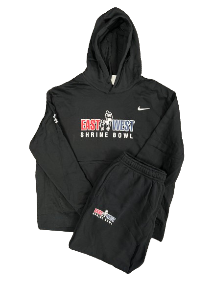 Habakkuk Baldonado "East West Shrine Bowl" Player Exclusive Sweatsuit & Sweatpants (Size XXL)