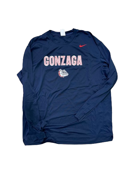 Anton Watson Gonzaga Basketball Player Exclusive Pe-Game Warm-up Shirt (Size XLT)