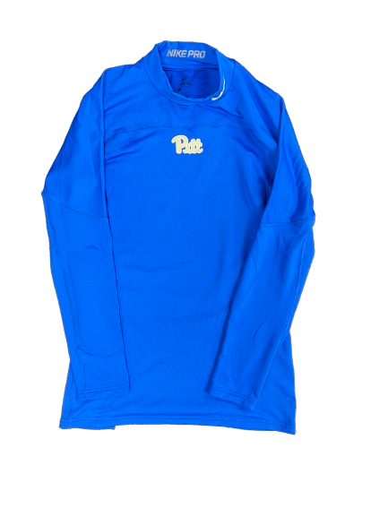 Habakkuk Baldonado Pittsburgh Football Player Exclusive "NIKE PRO" Long Sleeve Thermal Shirt (Size L)