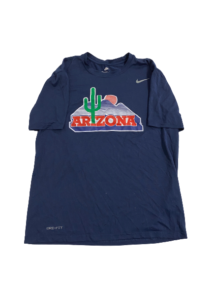 Adama Bal Arizona Basketball Player-Exclusive T-Shirt With Alternate Desert Logo (Size L)